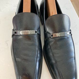 Salvatore Ferragamo Black Bilbo Loafer Size 11.5D